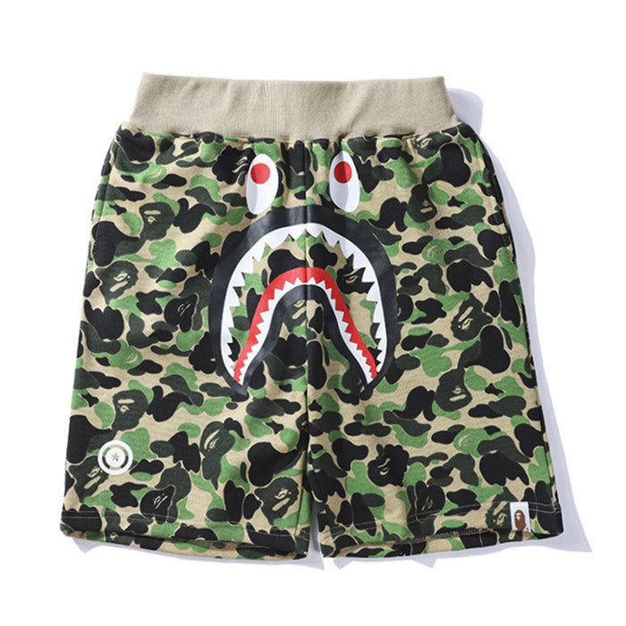 BAPE Big ABC Camo Double-Hood Shark Hoodie product view 12