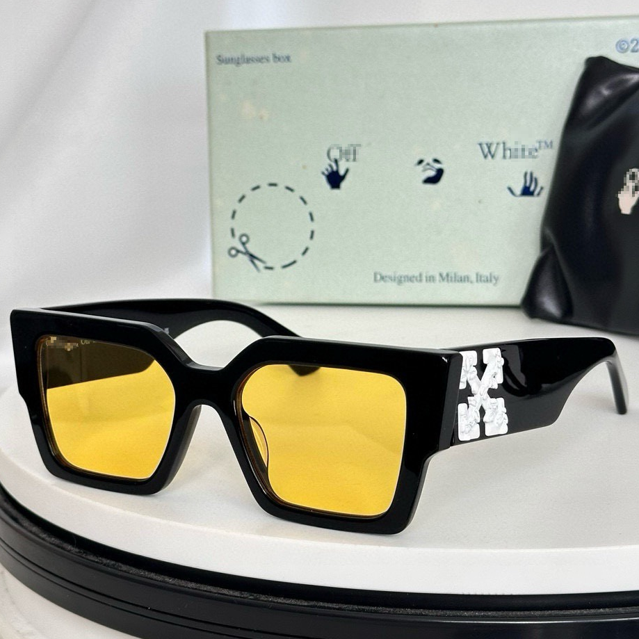 OFF-Whlte Arrow logo sunglasses#003 4-Bar