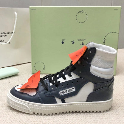 OFF-Whlte Arrow logo high-top sneakers#13 4-Bar