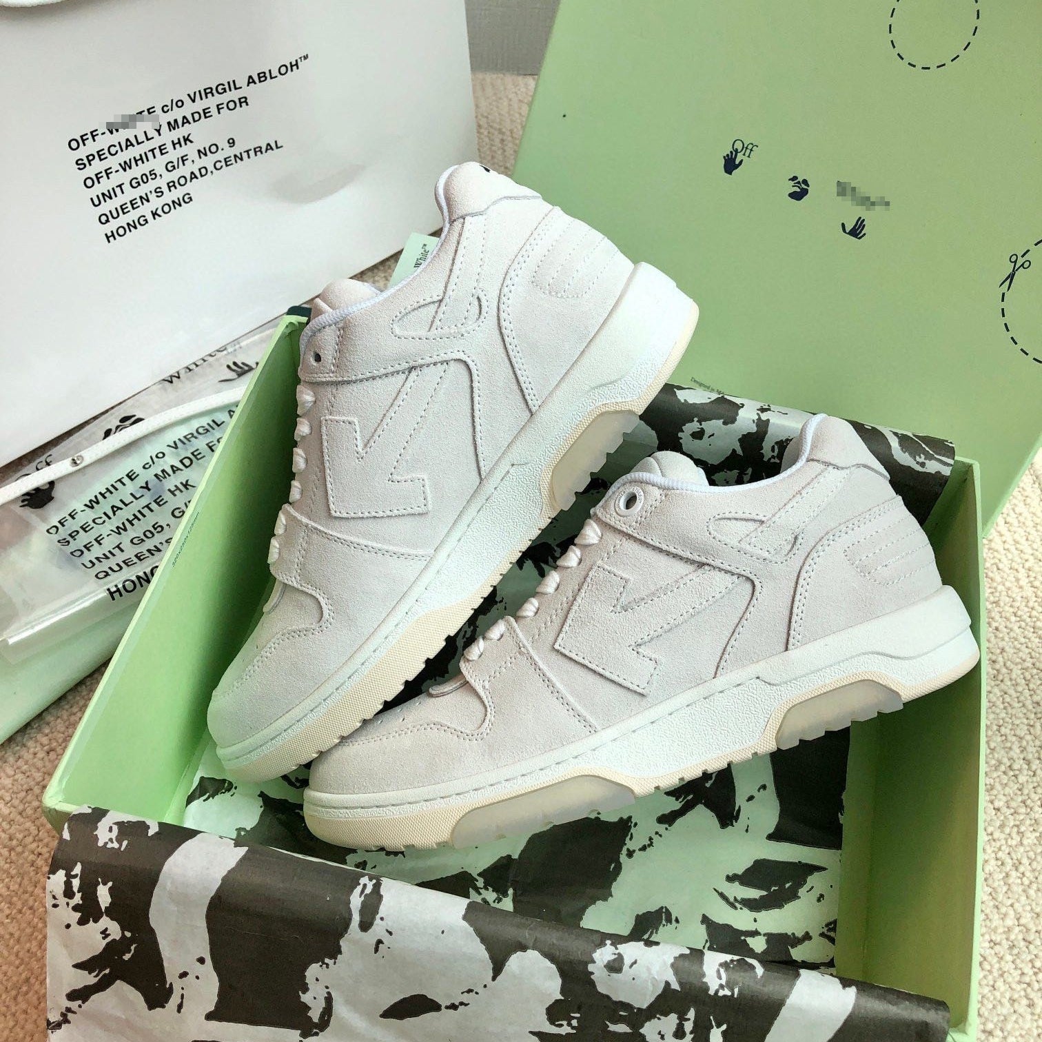 OFF-Whlte Arrow logo Sports shoes#10 4-Bar