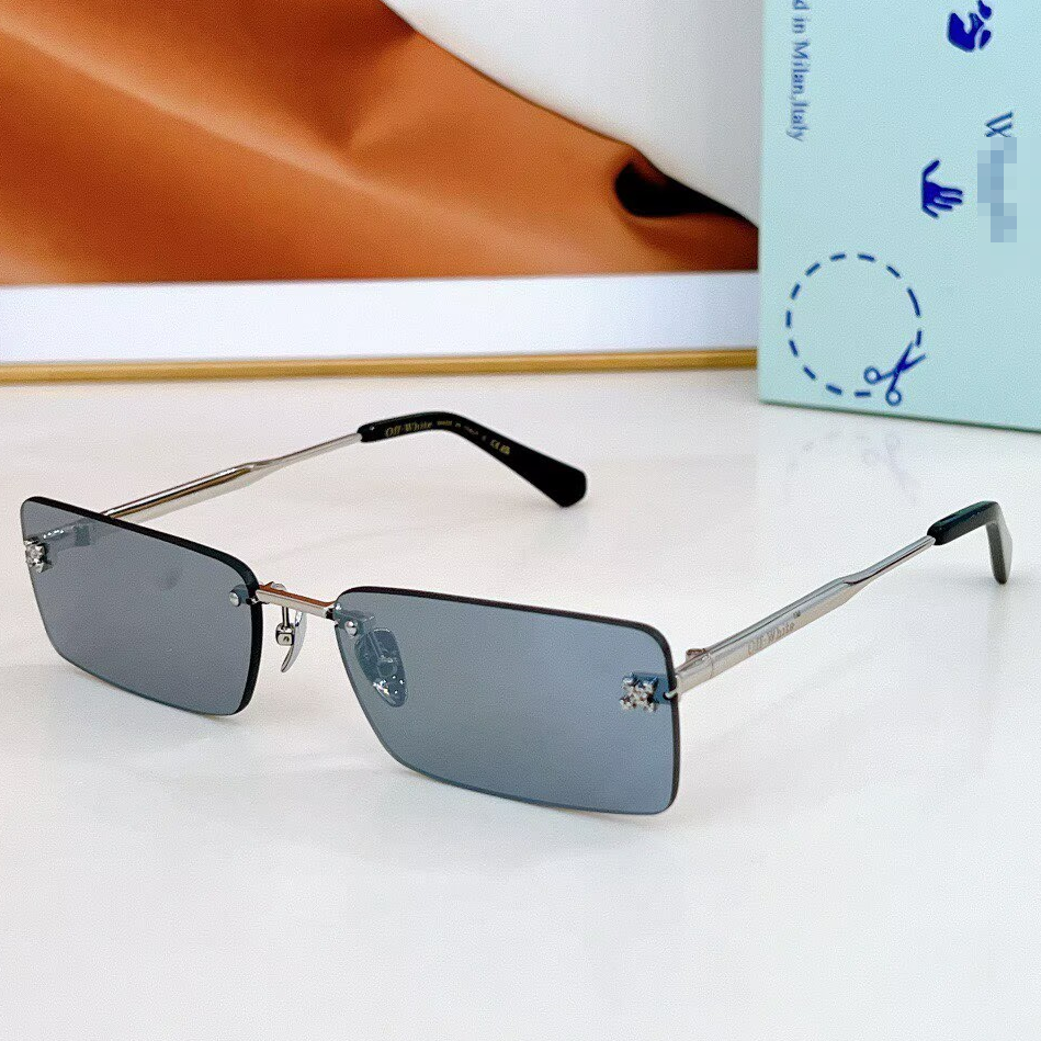 OFF-Whlte Arrow logo sunglasses#096 4-Bar
