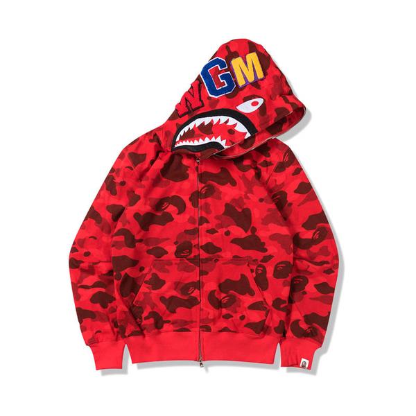 BAPE Camo Shark Hoodie S4 - Five Colorways product view 2