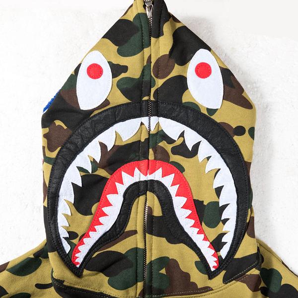 BAPE Camo Shark Hoodie S4 - Five Colorways product view 5