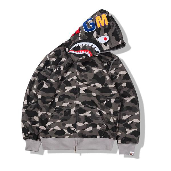 BAPE Camo Shark Hoodie S4 - Five Colorways product view 7
