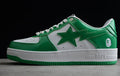 BAPE STA Tokyo Low-Top Sneakers - Green/White
