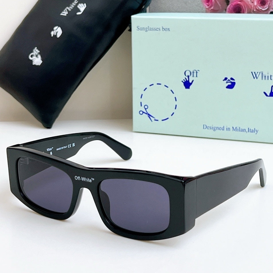 OFF-Whlte Arrow logo sunglasses#056 4-Bar