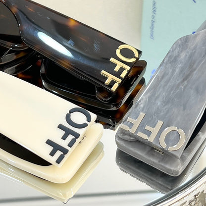 OFF-Whlte Arrow logo sunglasses#097 4-Bar