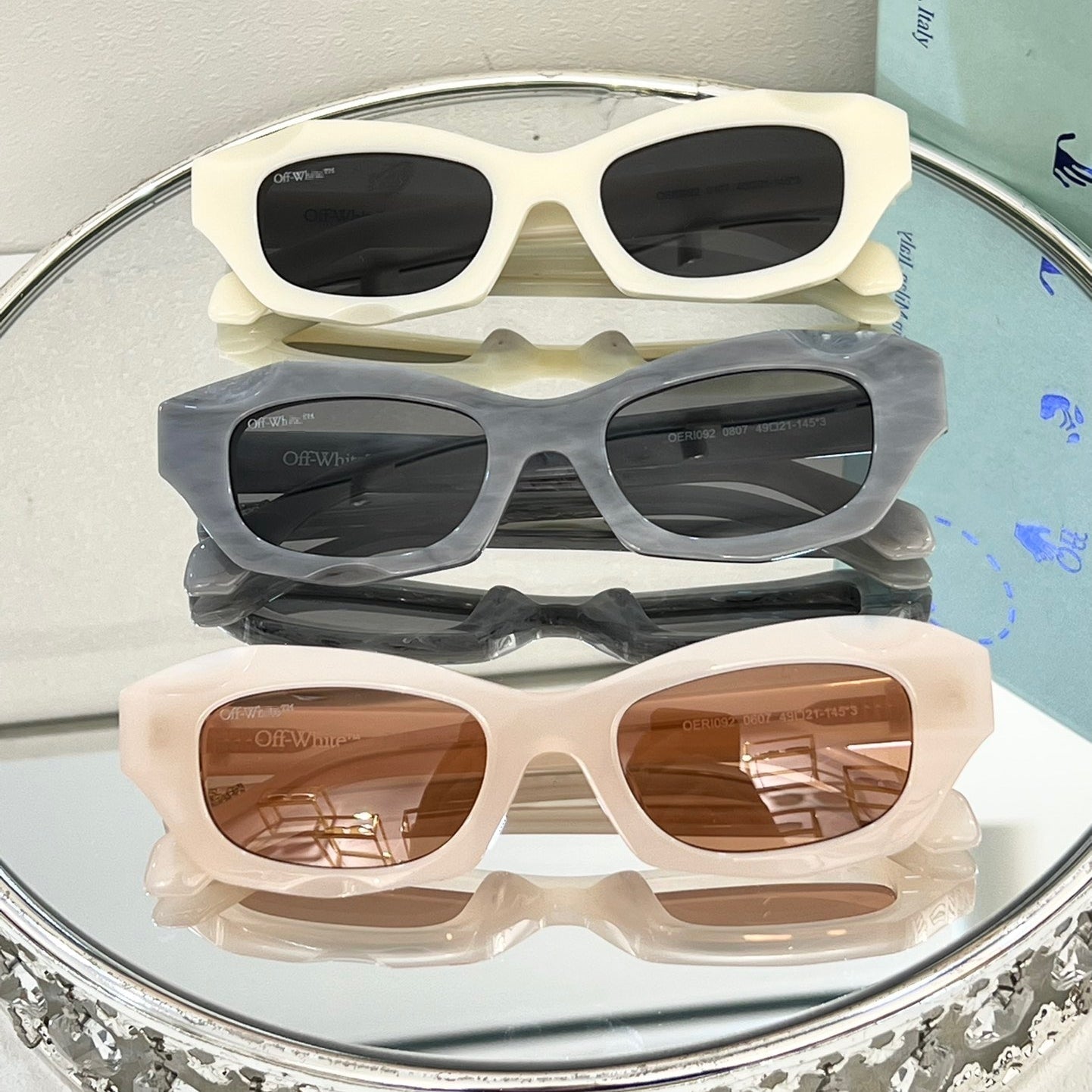 OFF-Whlte Arrow logo sunglasses#087 4-Bar