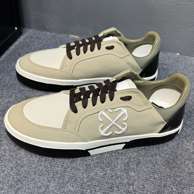 OFF-Whlte Arrow logo leather Sports shoes#22 4-Bar