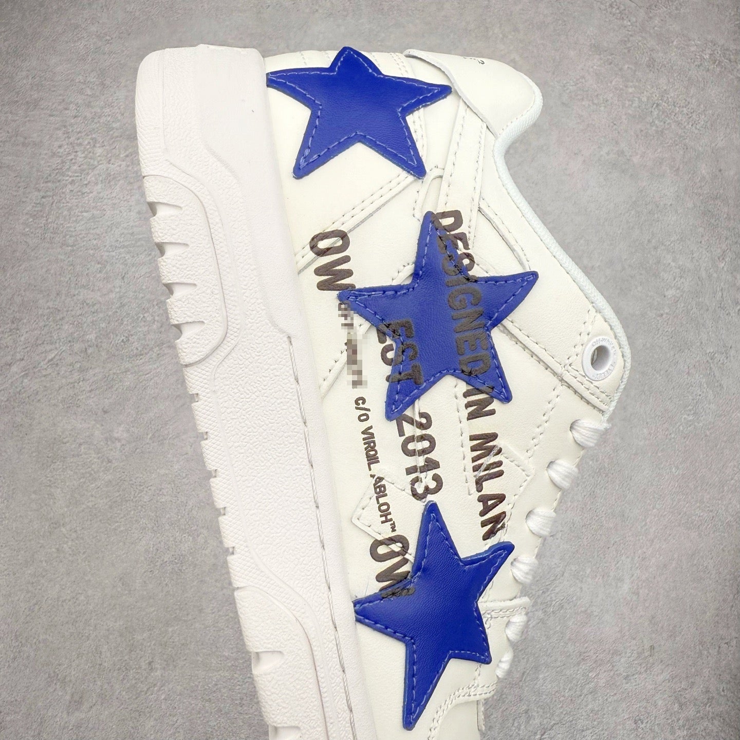 OFF-Whlte Genuine Leather Sports shoes#12 4-Bar