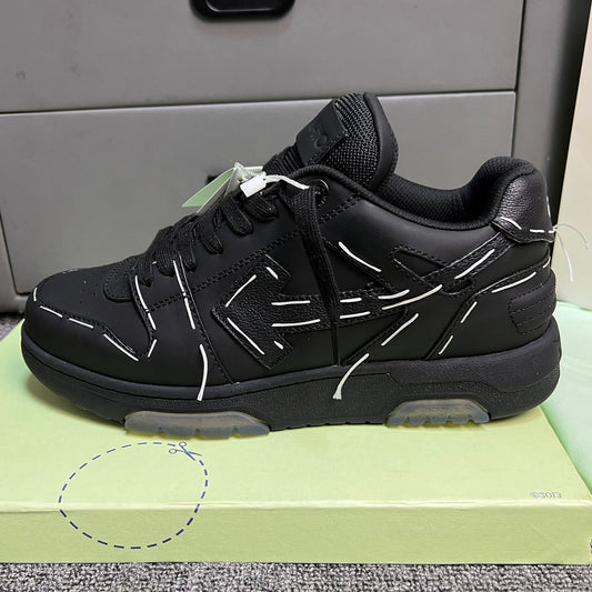 OFF-Whlte Arrow logo leather Sports shoes#18 4-Bar