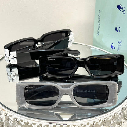 OFF-Whlte Arrow logo sunglasses#098 4-Bar
