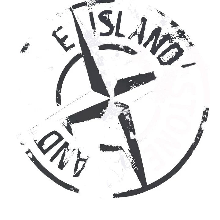 Stone Island Monochrome Distressed Compass Back T-Shirt - Black product detail view