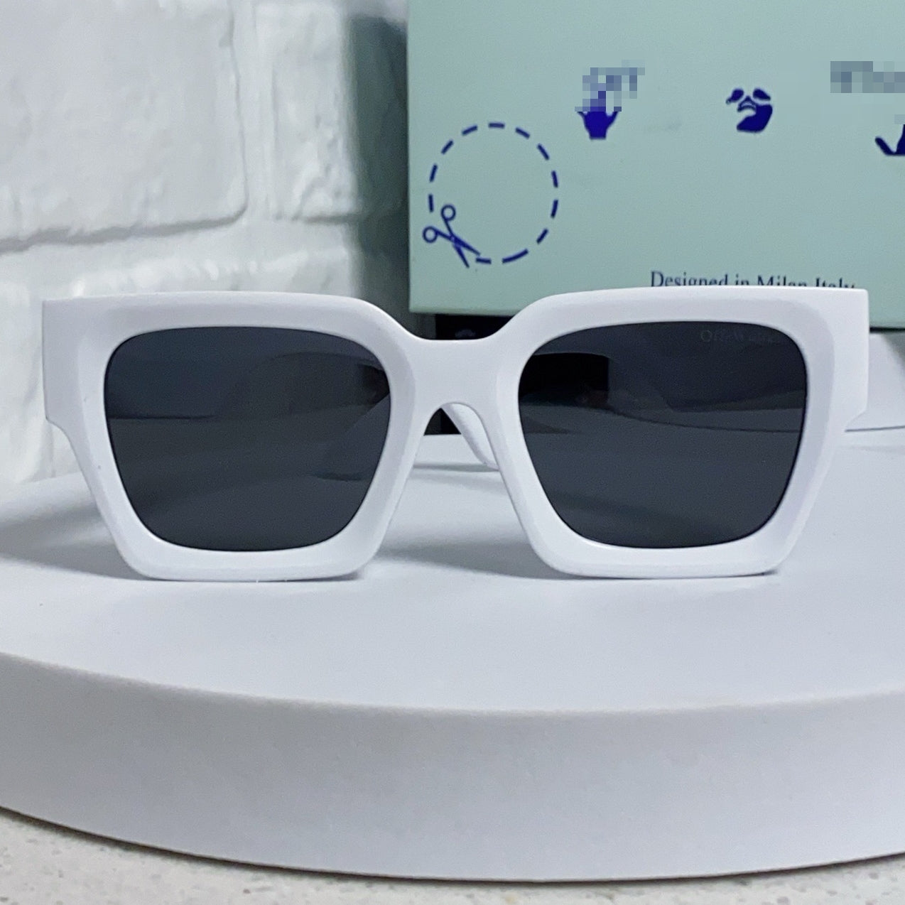 OFF-Whlte Arrow logo sunglasses#005 4-Bar