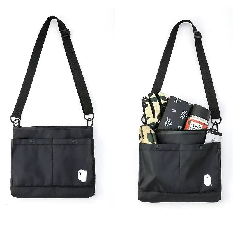 BAPE Nylon Graphic Crossbody Shoulder Bag - Detail View 3