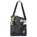 BAPE Nylon Graphic Crossbody Shoulder Bag - Black Padded Crossbody Bag - View 1