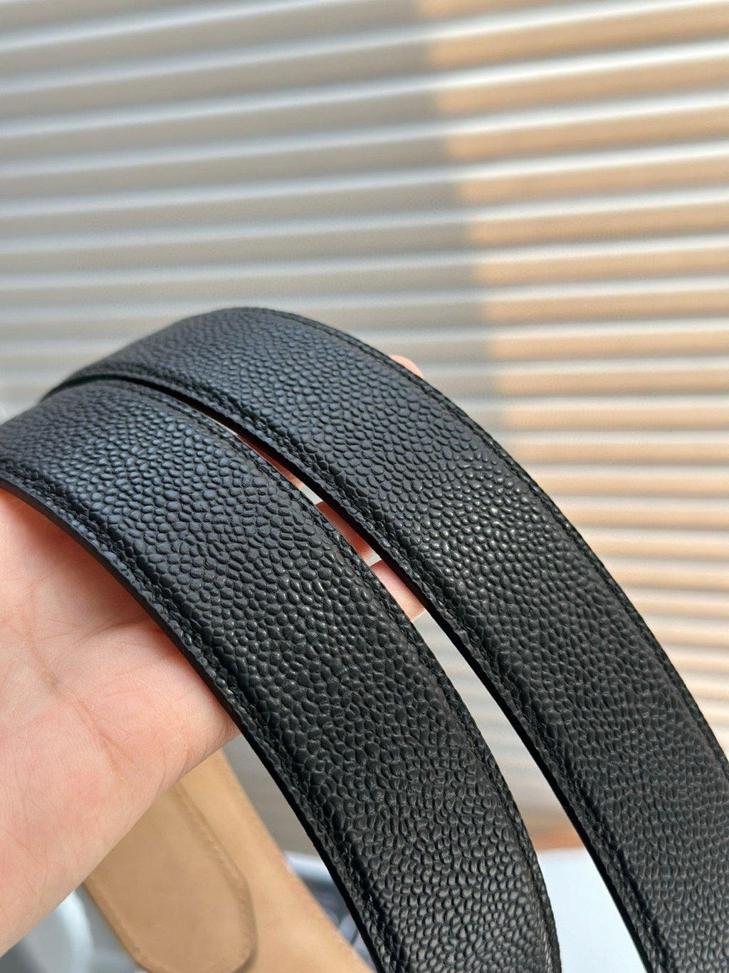 classic square toe belt THOM TREND