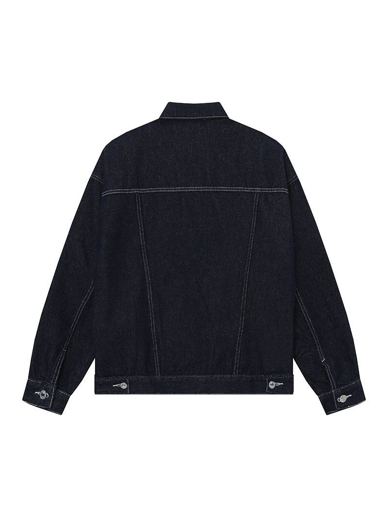 Stone Island Compass Badge Denim Trucker Jacket product detail view