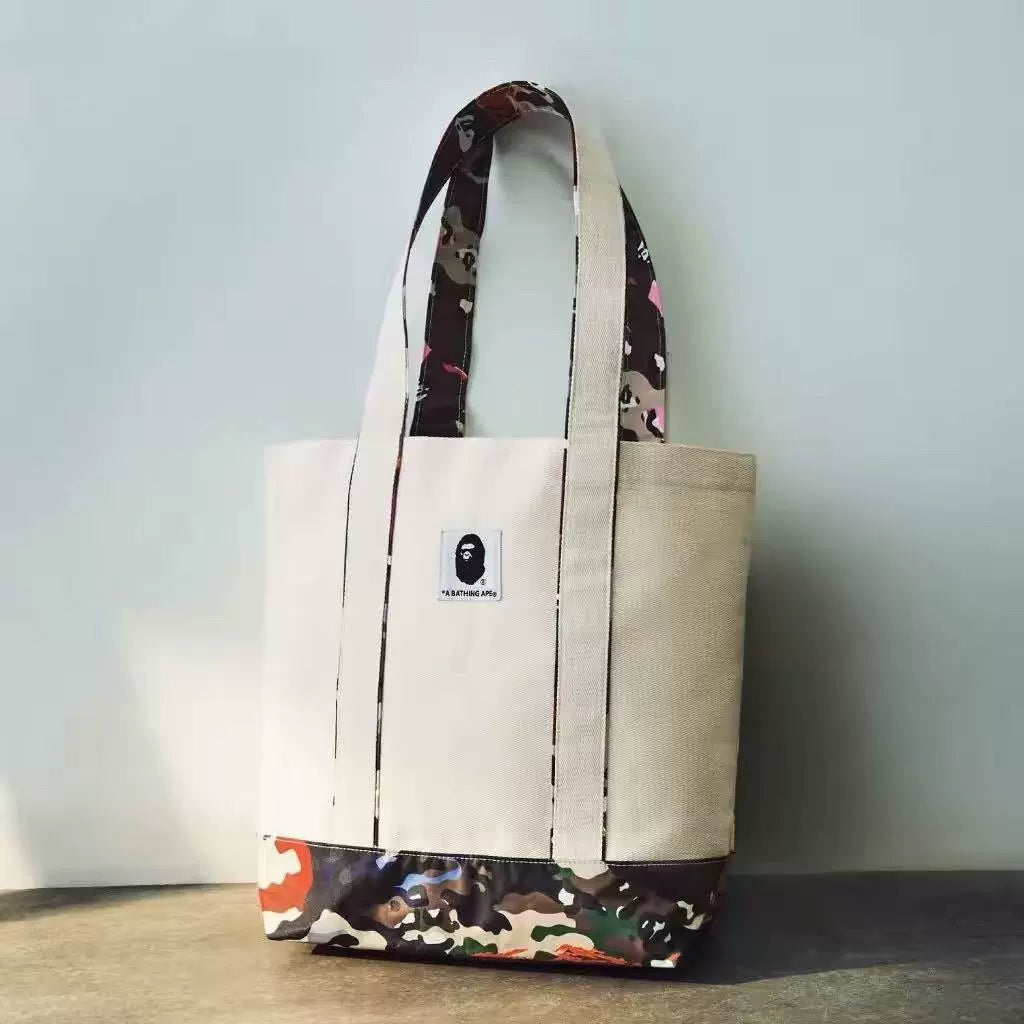 BAPE Camo Large Capacity Canvas Tote Bag - Detail View 6