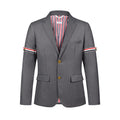 Men's 4 - Bar Heritage Suit - Ultimate Comfort - Classic Design by Thom Browne, outerwear detail view