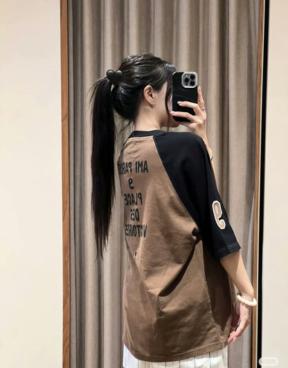 Unisex letter T-shirt THOM TREND