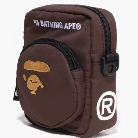 BAPE Cartoon Nylon Phone Crossbody Bag - Detail View 6