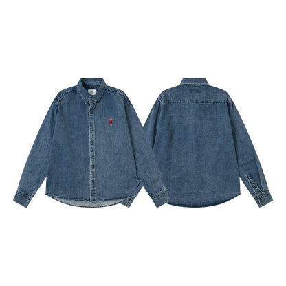 Denim Heart Shirt THOM TREND