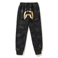 BAPE Black Gold Shark Camouflage casual pants - image 1