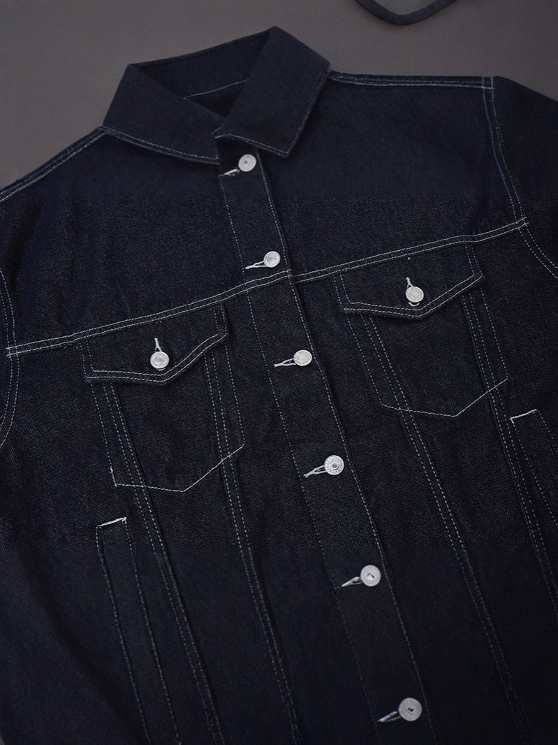 Stone Island Compass Badge Denim Trucker Jacket product detail view