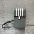 Dark Grey Striped Phone Bag THOM TREND