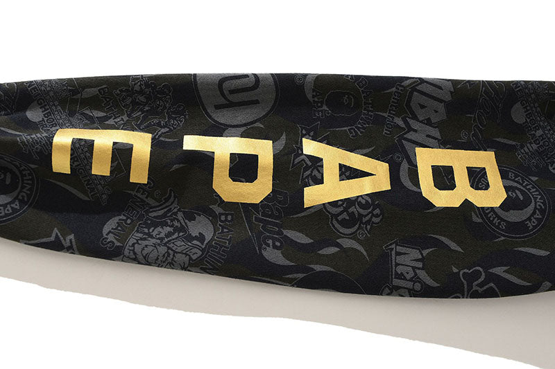 BAPE Black & Gold Camo Shark Hoodie product view 8