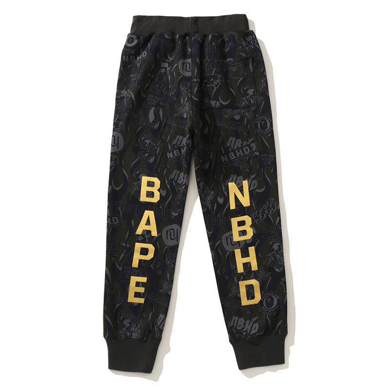 BAPE Black Gold Shark Camouflage casual pants - image 2