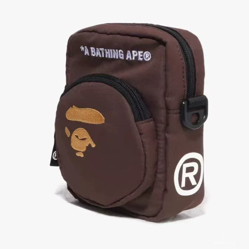 BAPE Cartoon Nylon Phone Crossbody Bag - Detail View 3