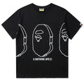 BAPE Triple Outline Ape Head Men's T-Shirt - Black