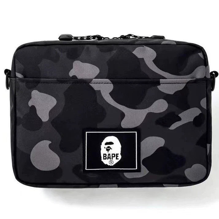 Camo Plush Crossbody Shoulder Bag - Detail View 2