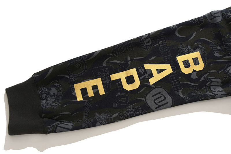 BAPE Black Gold Shark Camouflage casual pants - image 8