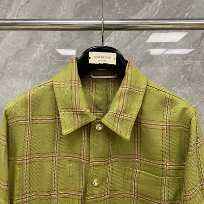 2026 Plaid Overshirt Jacket