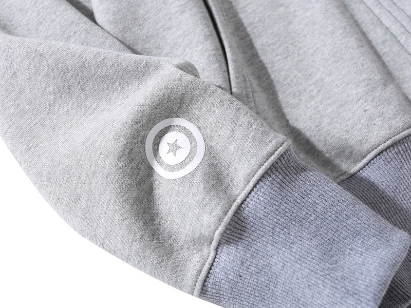 BAPE Camo Shark Hoodie - Black, Grey & Red product view 8