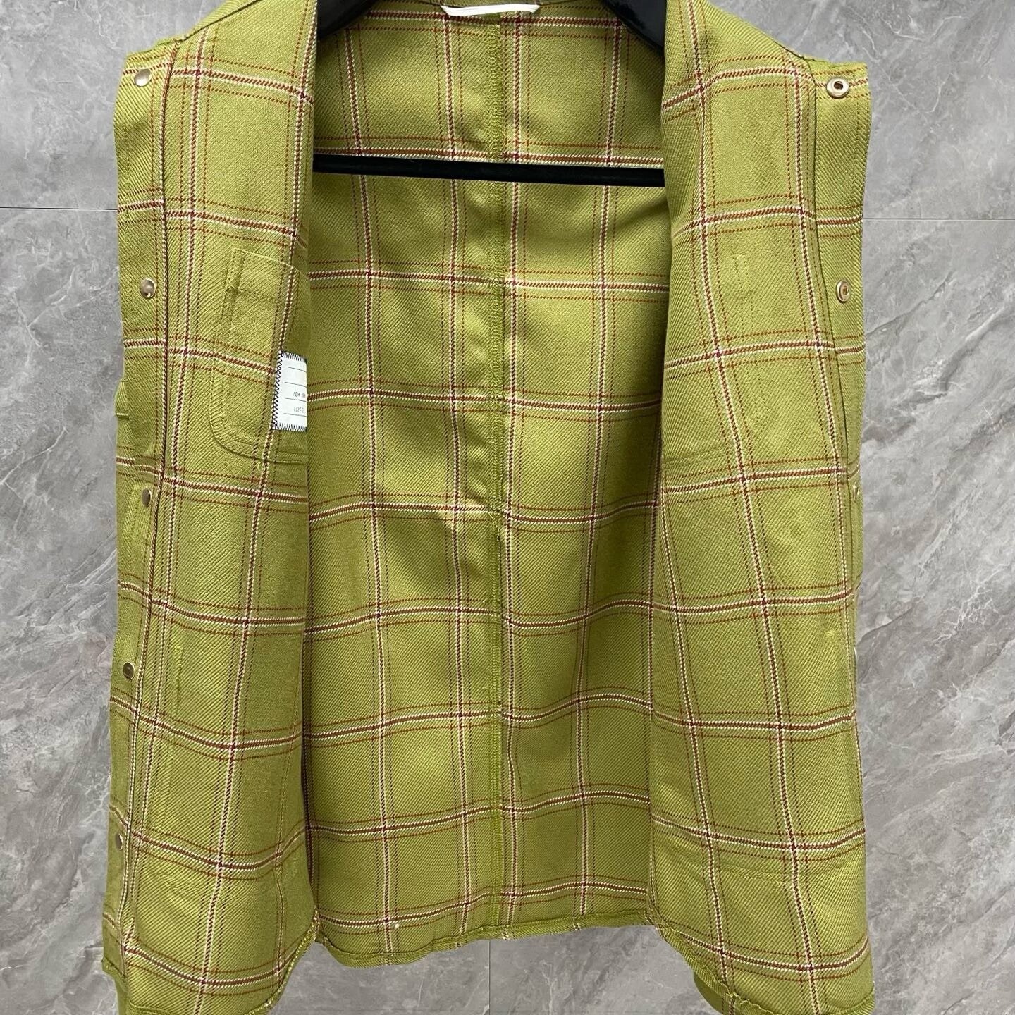 2026 Plaid Overshirt Jacket THOM TREND