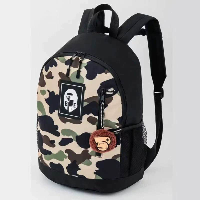 BAPE Camo Cartoon Backpack - Detail View 5