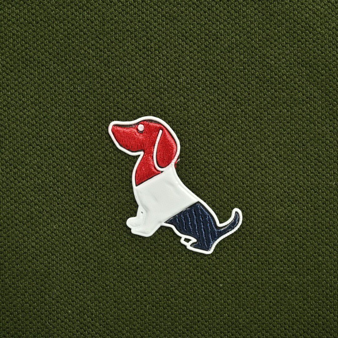Men's Embroidered Polo Shirt — Cotton Piqué THOM TREND