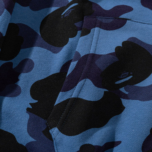 BAPE ABC Camo Logo Hoodie - Blue & Green product view 5