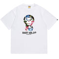 BAPE ABC Camo Baby Milo Men's T-Shirt - White