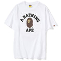BAPE College Ape Head Men's Graphic T-Shirt - White