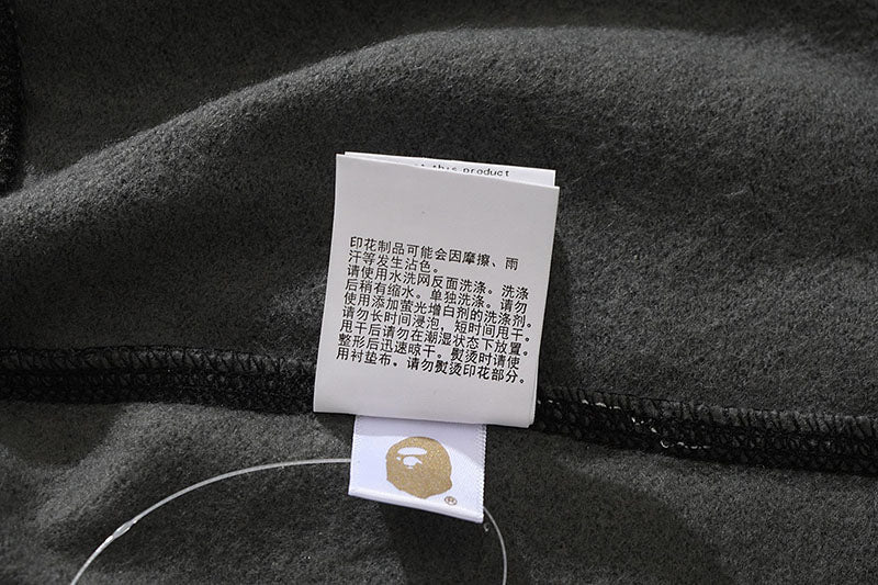 BAPE Black & Gold Camo Shark Hoodie product view 10