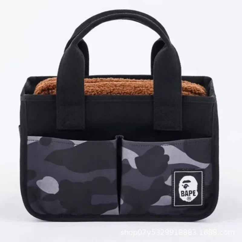 BAPE Camo Plush Tote Bag - Detail View 5