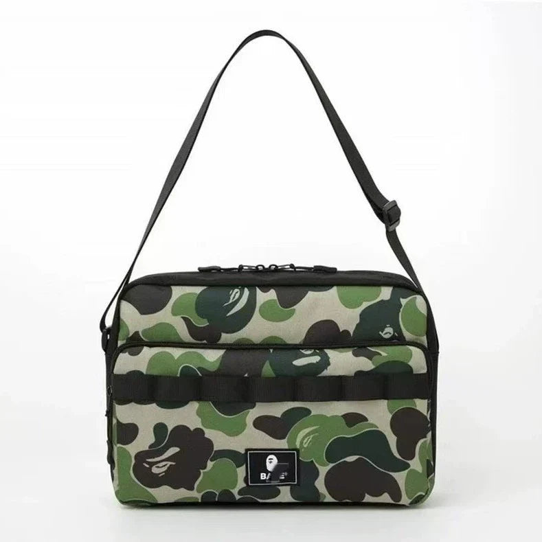 BAPE Camo Nylon Crossbody Shoulder Bag Edition 5599 - Green Camo Crossbody Bag - View 1