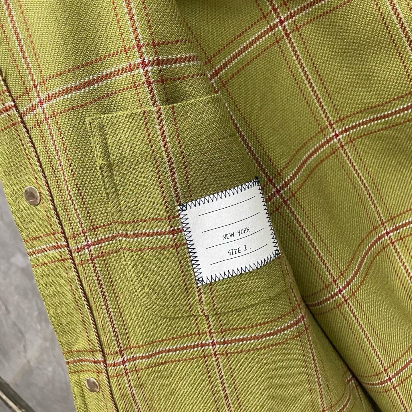 2026 Plaid Overshirt Jacket THOM TREND