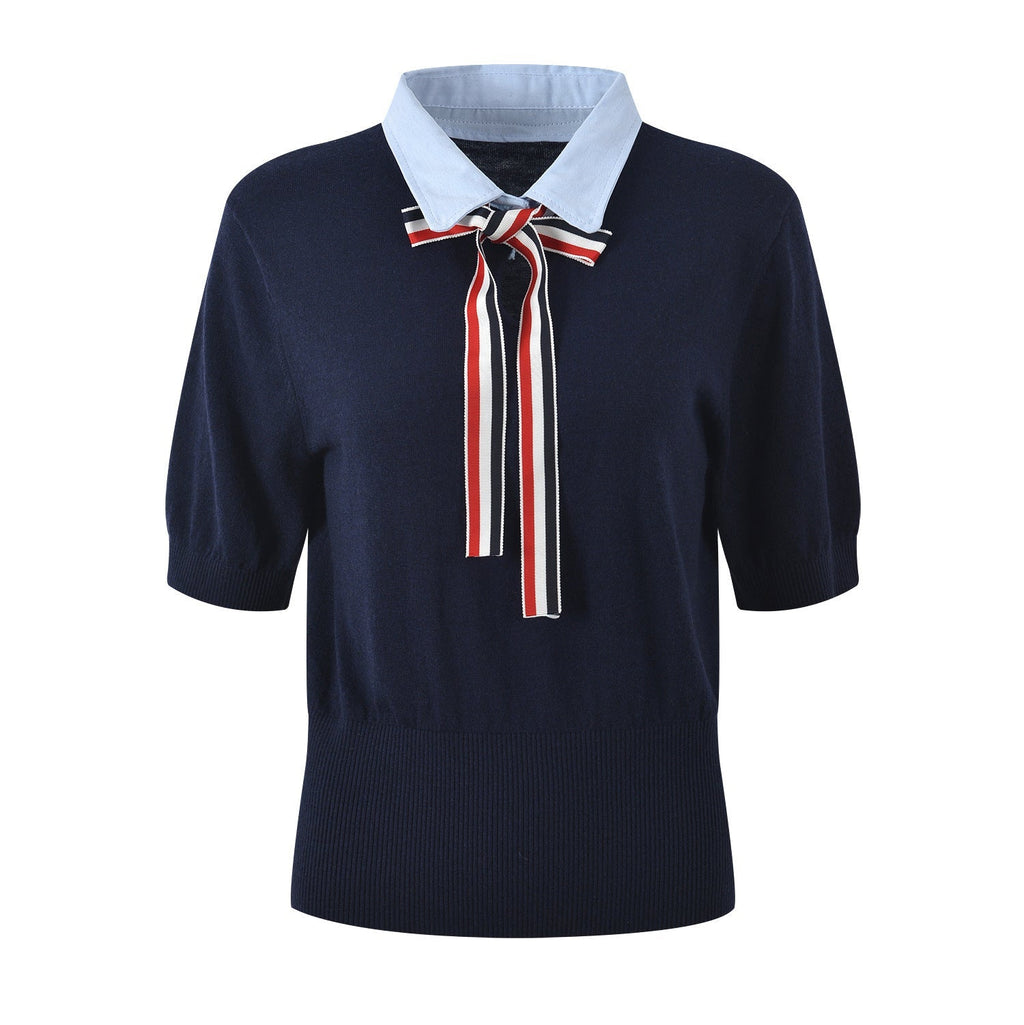 Women Ribbon POLO shirt - Image 9