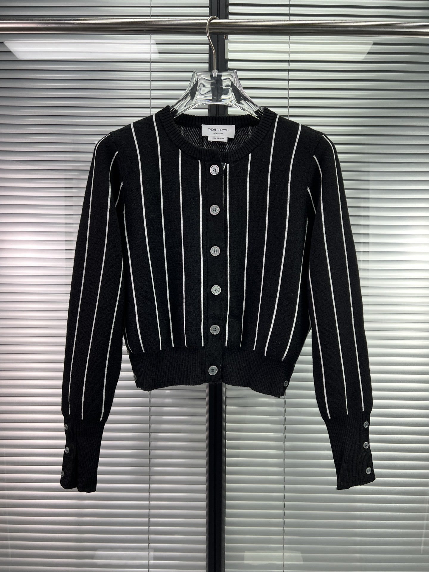 2025SS vertical striped cardigan THOM TREND
